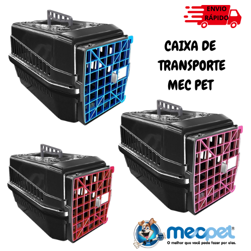 Caixa de transporte Nº5 e Nº1 para animais mec pet em Oferta na Shopee