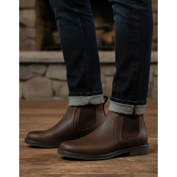 Bota Botina Masculina Zebu Ref.59120 Balsamo Graxo