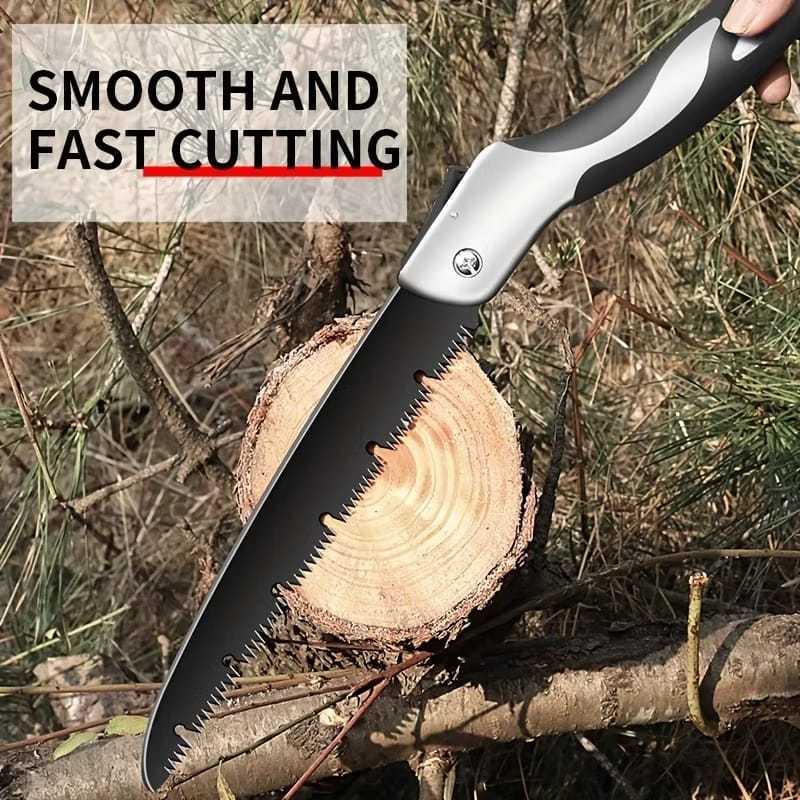 Serra dobrável 25cm multifuncional para carpintaria para corte de madeira ,para acampamento, jardim, serra manual MT324 em Oferta na Shopee