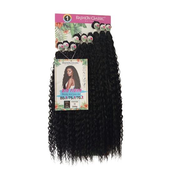 Cabelo Fashion Classic Fogosa Volumoso 80cm Cacheado 300g