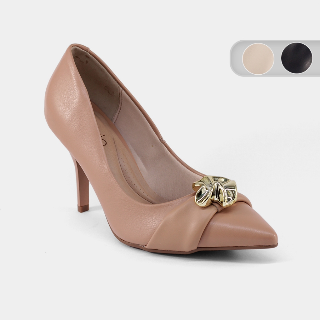Scarpin Beira Rio Feminino Bico Fino 41221494 em Oferta na Shopee