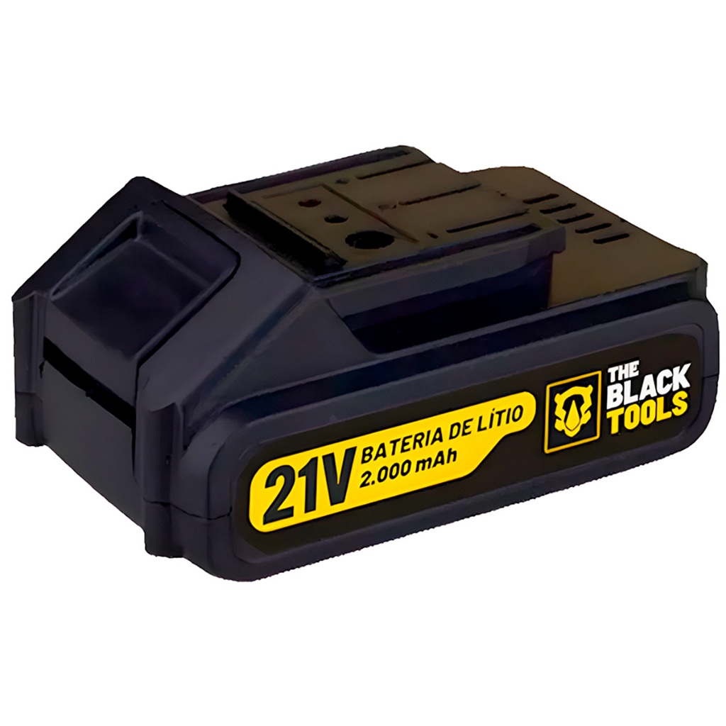 Bateria De Lítio 2000 mAh Para Furadeira/Parafusadeira Compatível Linha Amarela 21v The Black Tools em Oferta na Shopee