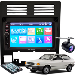 Central Multimidia Gol Quadrado 90 93 94 95 96 de 7 Pol Bluetooth Espelha + Moldura + Câmera de Ré em Oferta na Shopee