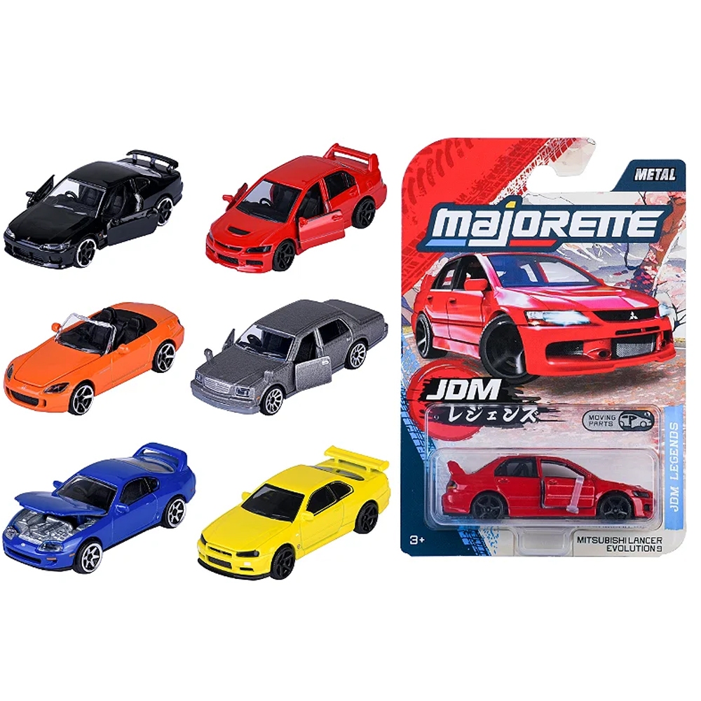 Carrinho Miniatura Majorette JDM Legends Premium  1:64  - 1 Unidade - Escolha o Modelo