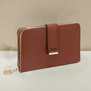 Carteira feminina media  porta cartões documentos e moedas presente LX589 em Oferta na Shopee