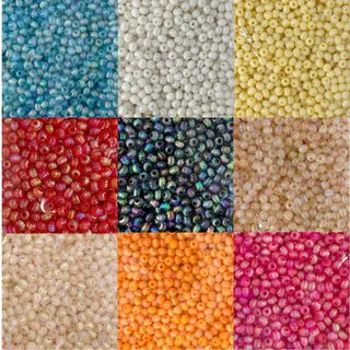 Miçanga Pitanguinha Boreal 8.000 peças 4mm Colorida Pulseira Cordão