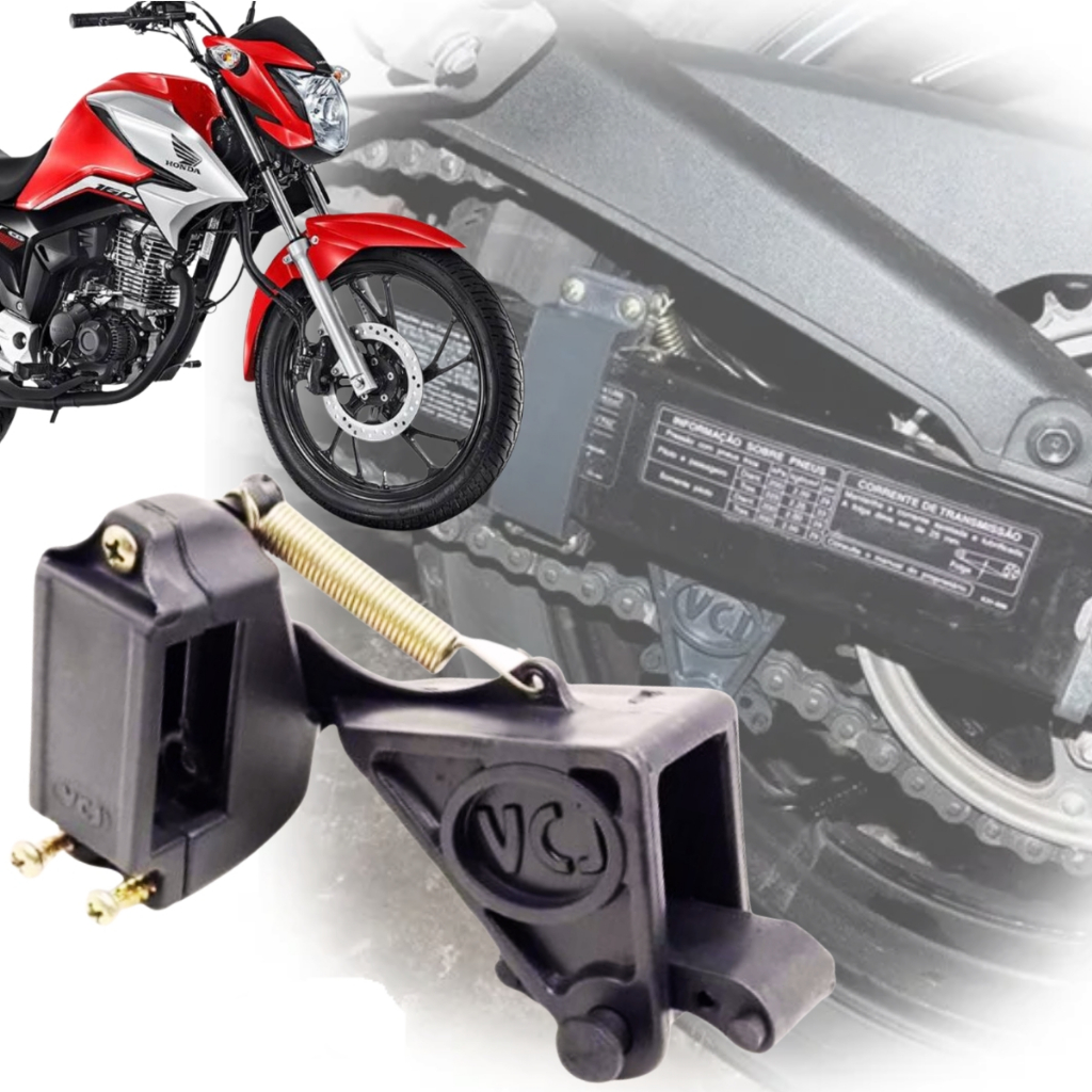 Esticador Tensor Corrente Transmissão Vcj Vs150 Honda Fan 160 Titan Cg 125 150 160 Pop Biz / Ybr125 Factor 125 Yes 125
