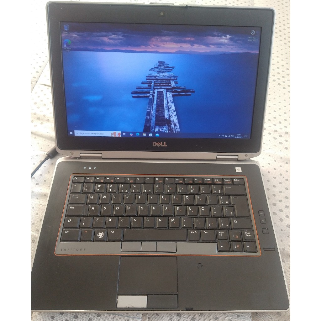 Notebook Dell Latitude E6420 Intel core i5 HD 500GB windows 10 pro - bateria não segura carga