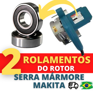 Rolamentos do Induzido da Serra mármore Makita (veja modelos no anúncio) 02 Rolamentos