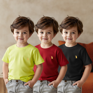 Camiseta Bebê e Infantil Básica Manga Curta em Algodão Batizado Aniverssário Natal Ano Novo em Oferta na Shopee