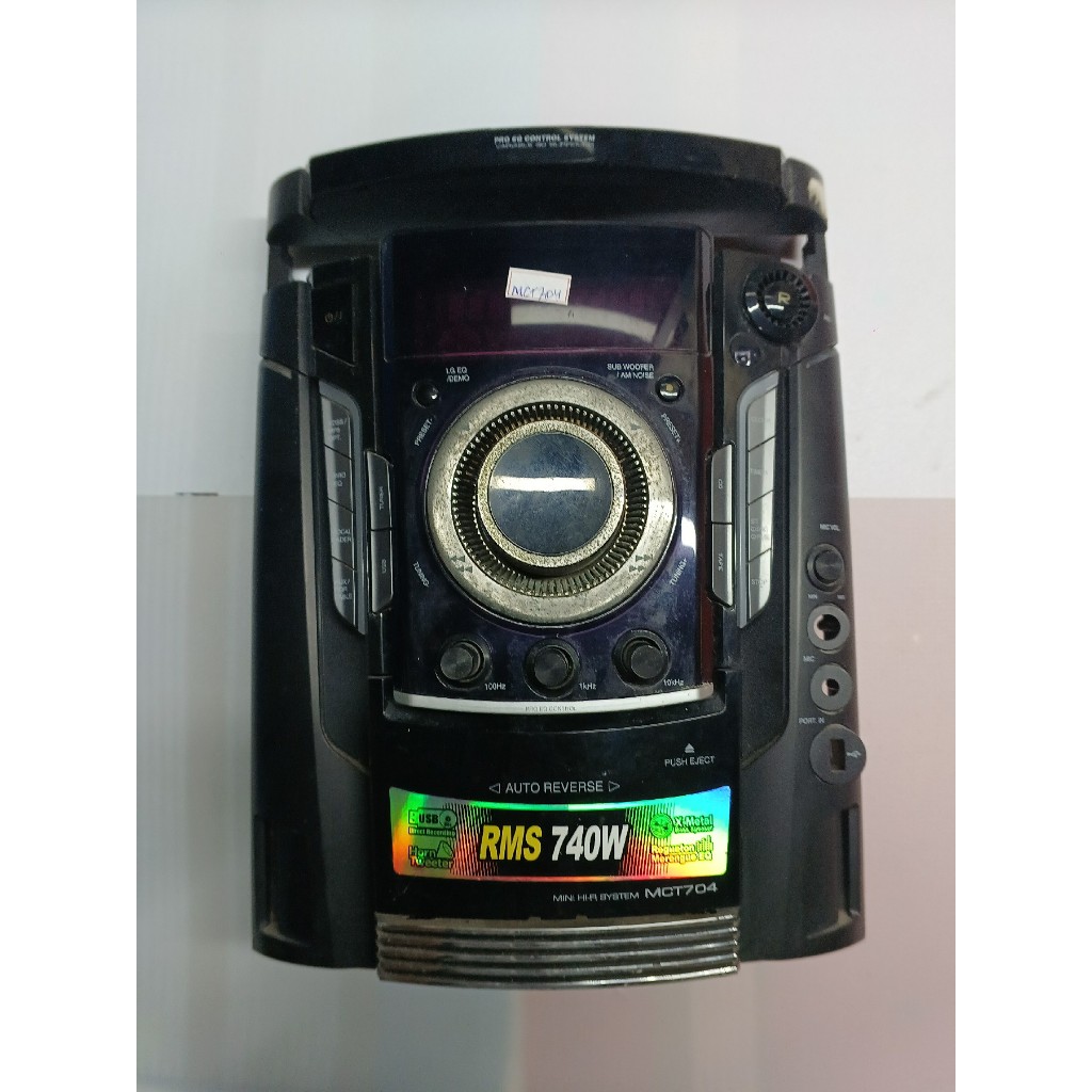 reposição frontal com placa do som lg mct704. não é som completo. leia