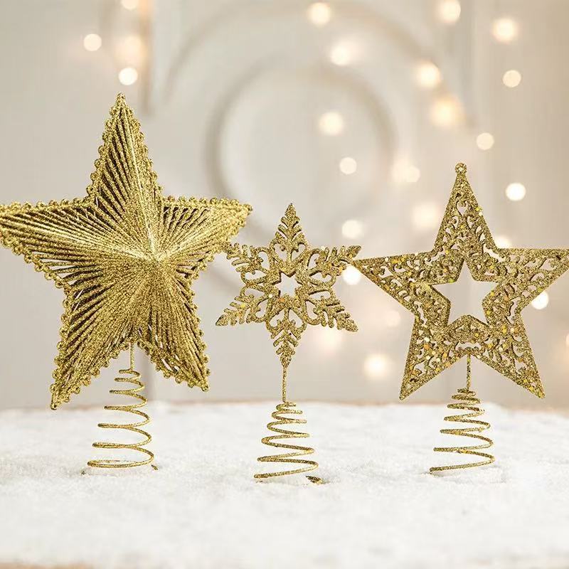 Ponteira arvore de natal de ferro 15CM/E72065