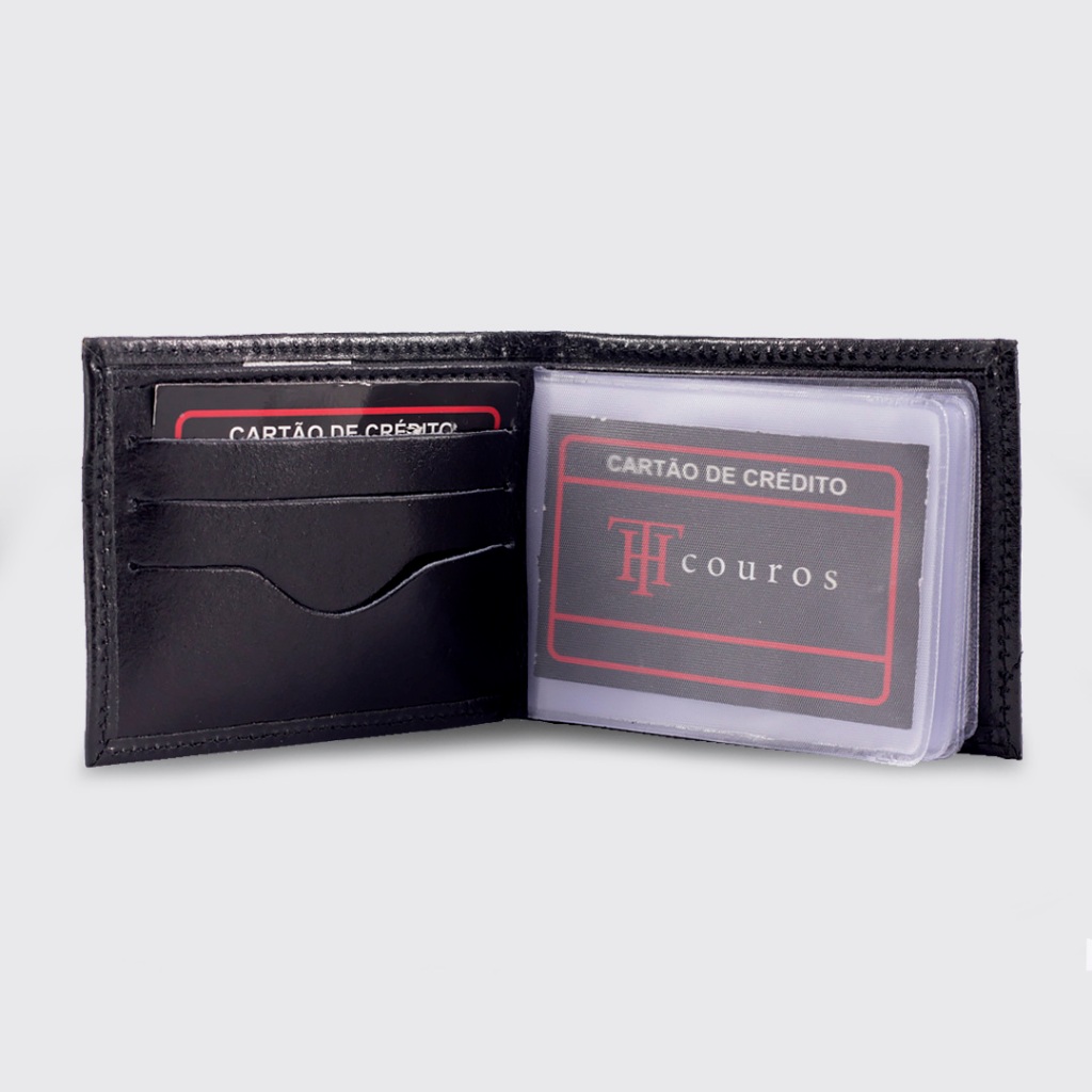 Carteira Tom Hill Couro Legitimo Porta Cartões Masculina 041 em Oferta na Shopee