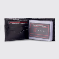 Carteira Tom Hill Couro Legitimo Porta Cartões Masculina 041