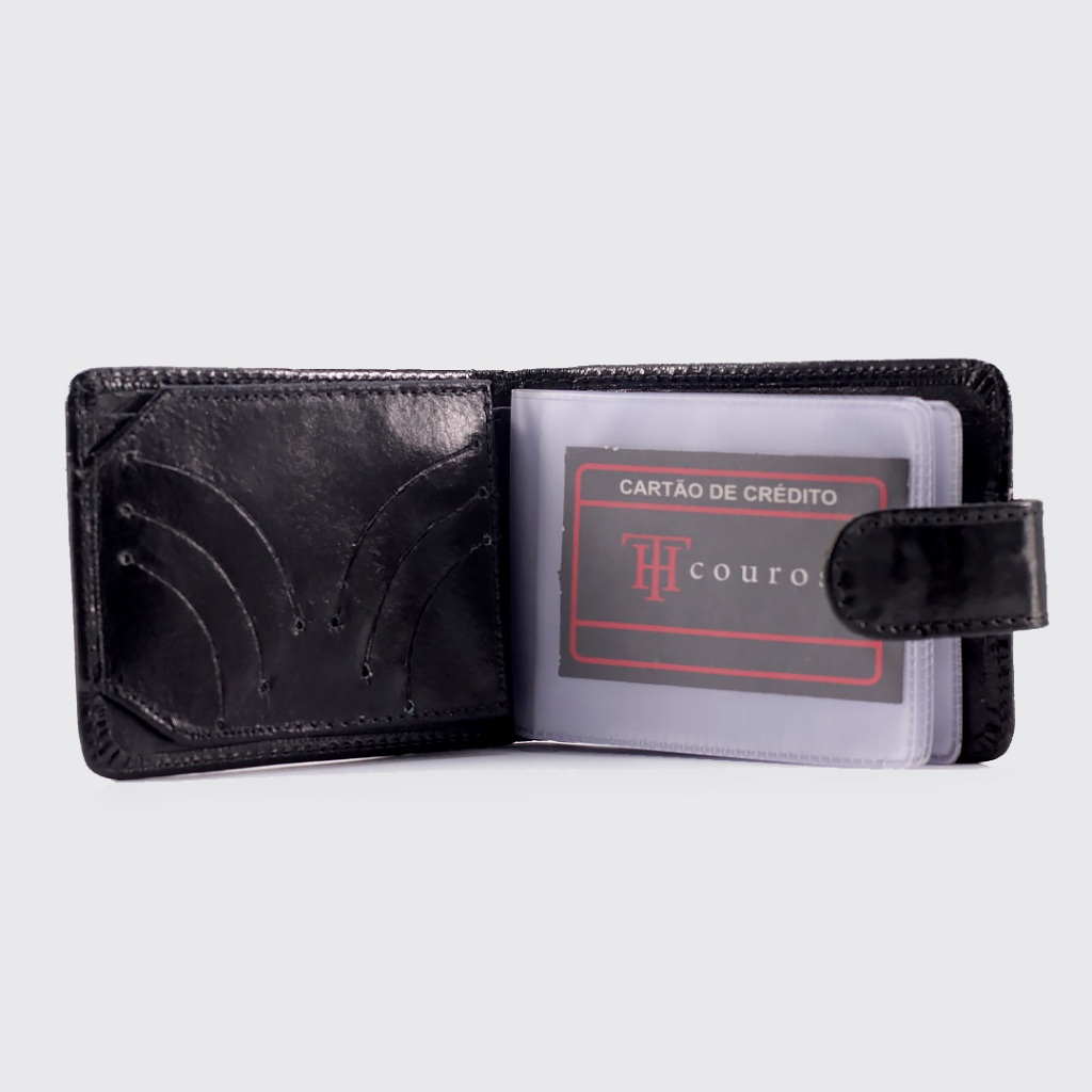 Carteira Tom Hill Couro Legitimo Soft Botao Masculina 1202 em Oferta na Shopee