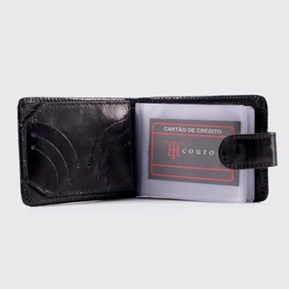 Carteira Tom Hill Couro Legitimo Soft Botao Masculina 1202 em Oferta na Shopee