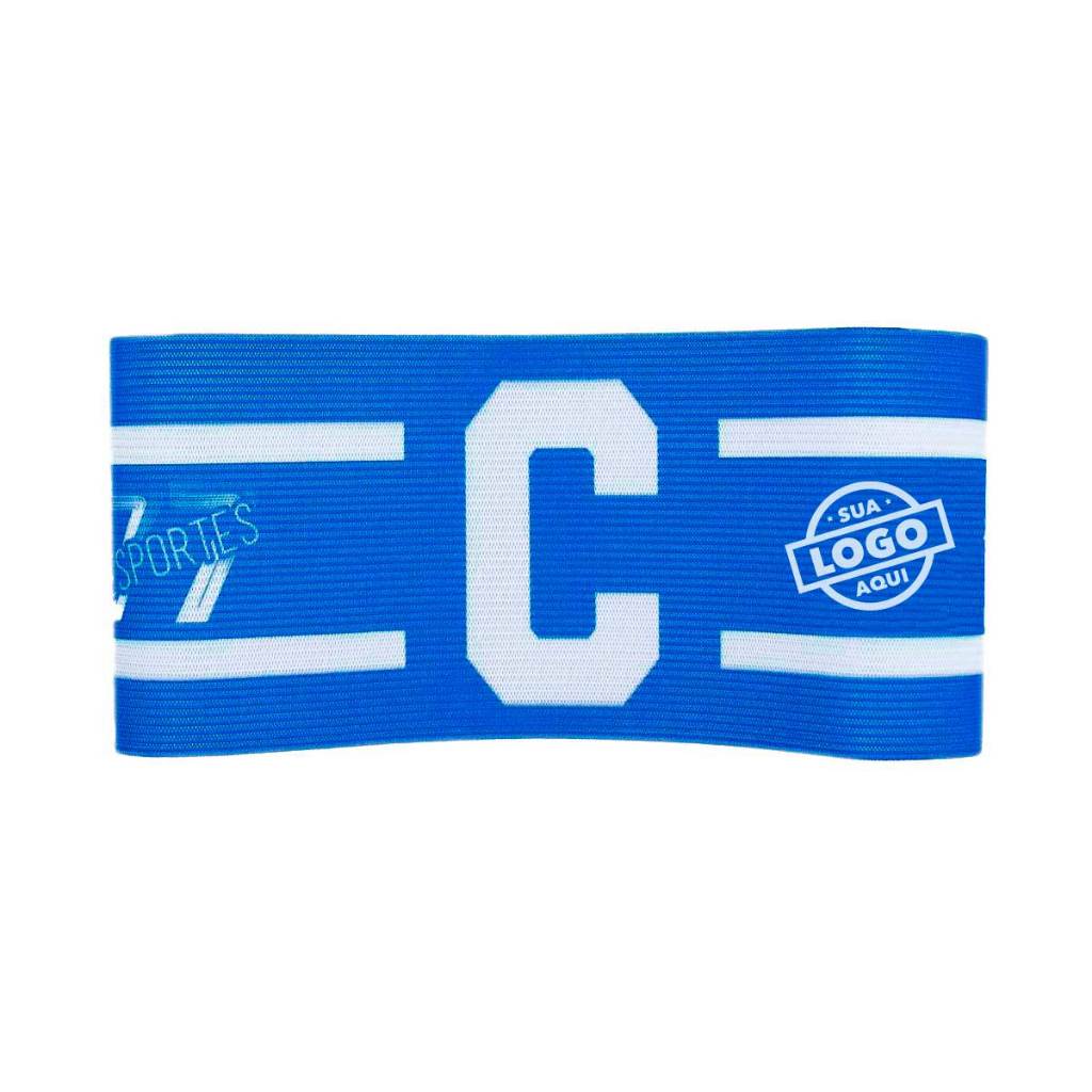 Braçadeira Faixa Capitão Personalizável Brasão Time Fecho Velcro em Oferta na Shopee