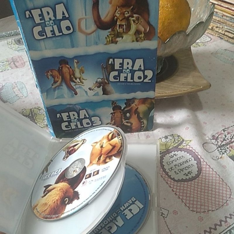 dvd trilogia a era do gelo