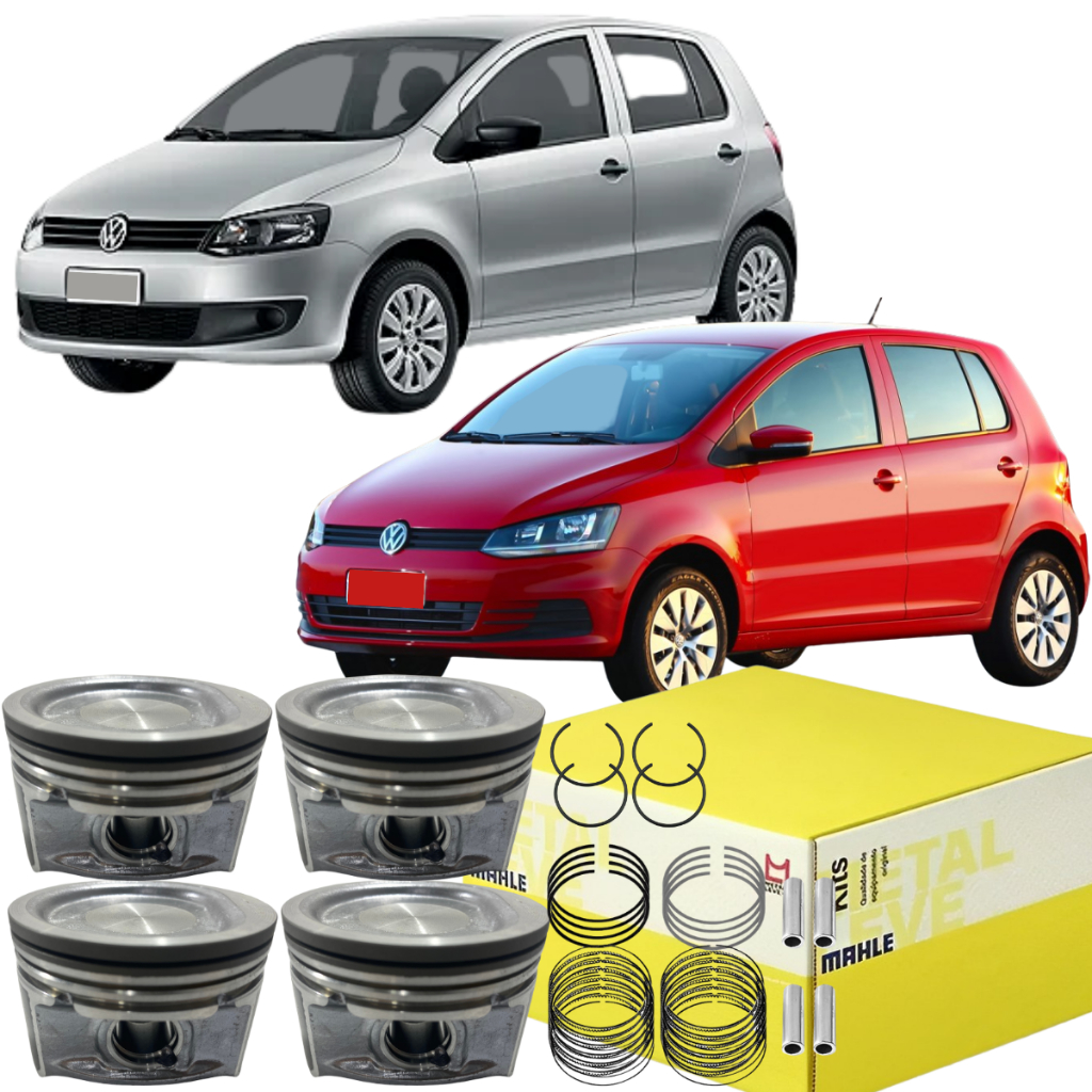 Jg Pistão C/ Anel Std Vw Fox Spacefox Gol 1.6 Flex 2009 2018