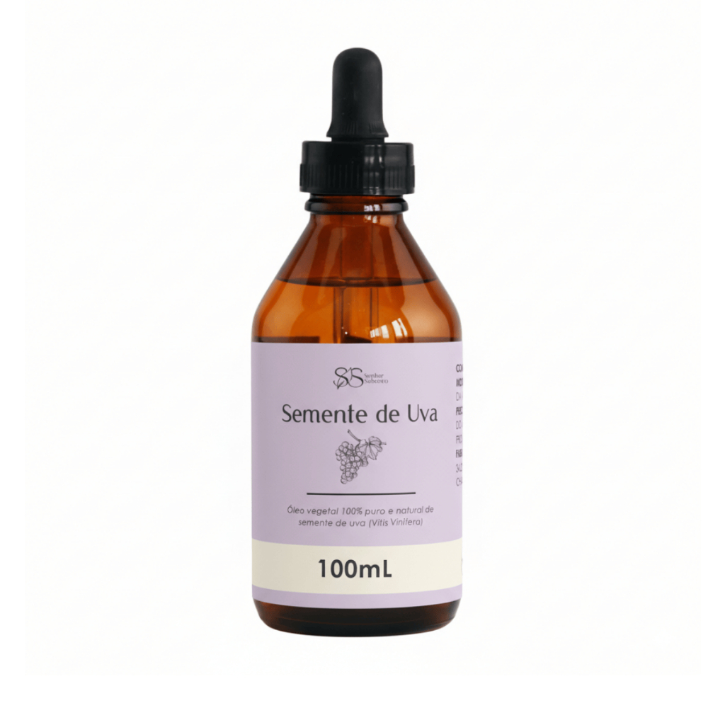 Óleo Semente de Uva 100% Puro - Hidratante Anti Estrias Rejuvenescedor Crescimento Capilar