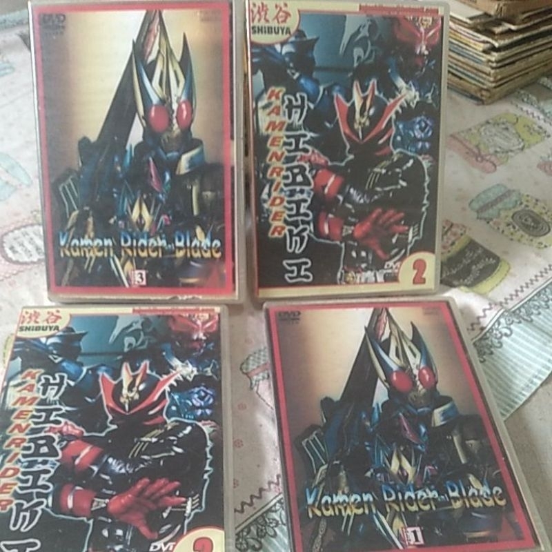 dvd Kamen rider blade box 4 dvds