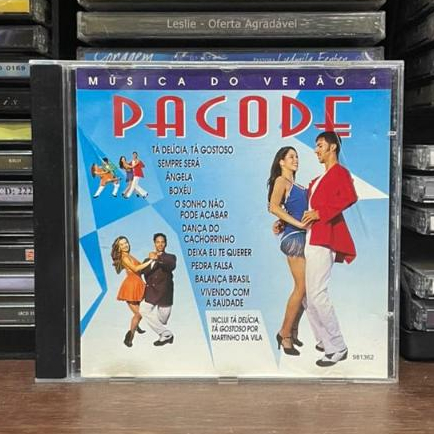 CD MÚSICA DO VERÃO - PAGODE - VOLUME 4