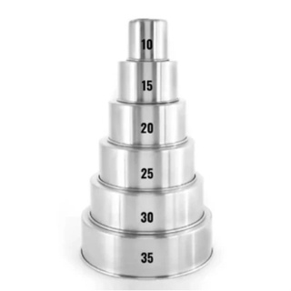 Kit Formas Assadeiras Redonda P/ Bolo Com 6 Peças 8cm Altura em Oferta na Shopee