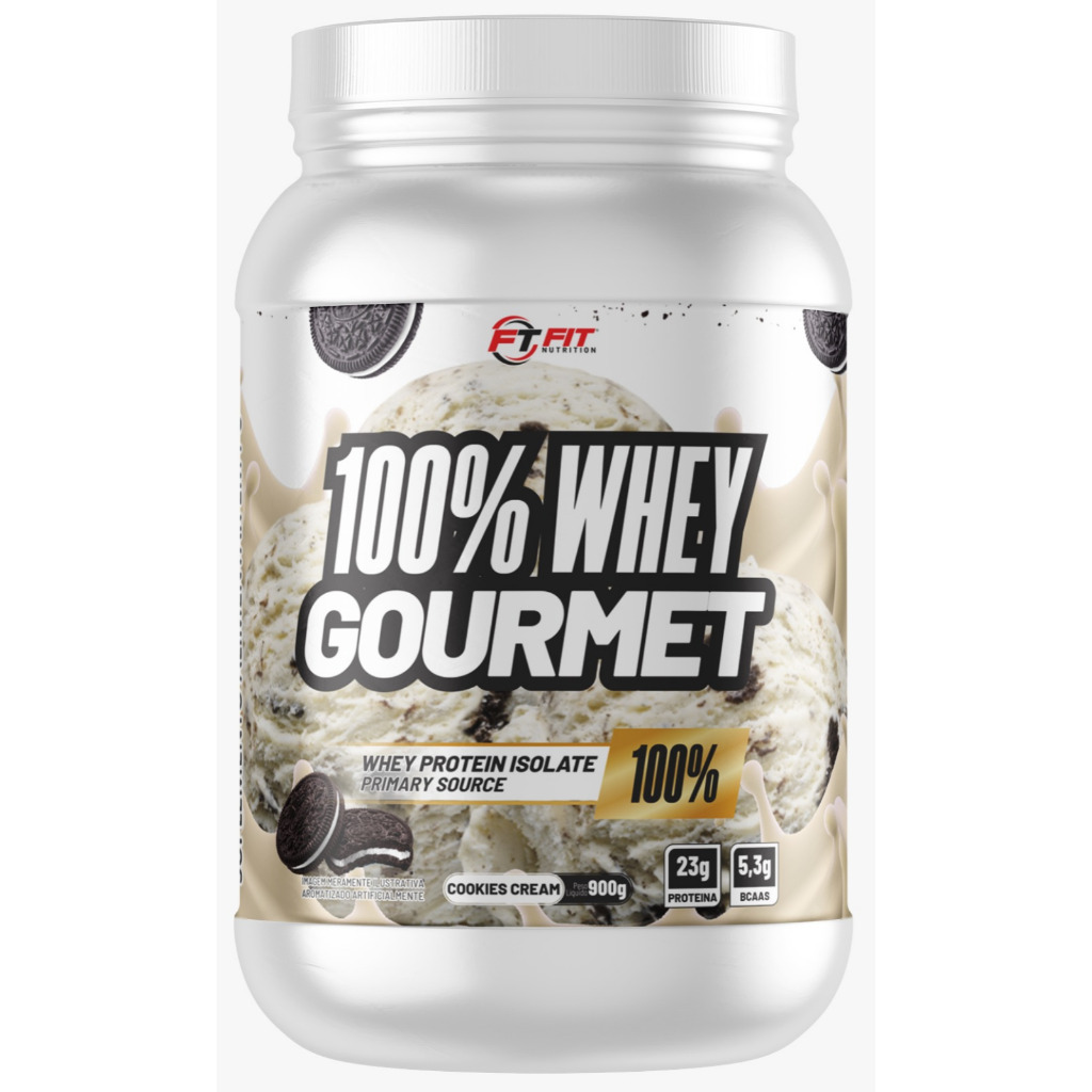Whey Protein Gourmet 900g Concentrado Isolado Suplemento Alimentar
