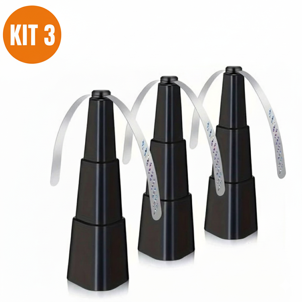 Kit Ventiladores Espanta Mosquitos Repelente Insetos Restaurantes Mesa Refeição Externa Piquenique
