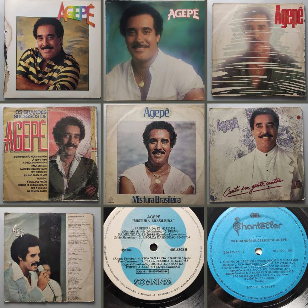 LP Vinil Agepê - Discografia - Vários Titulos | Disco de Vinil | Samba