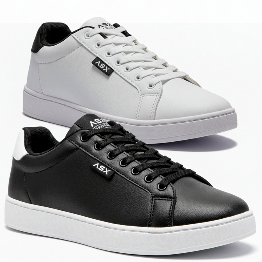 Kit 2 Tênis Básico Unissex Masculino e Feminino Casual Super Macio Lançamento em Oferta na Shopee