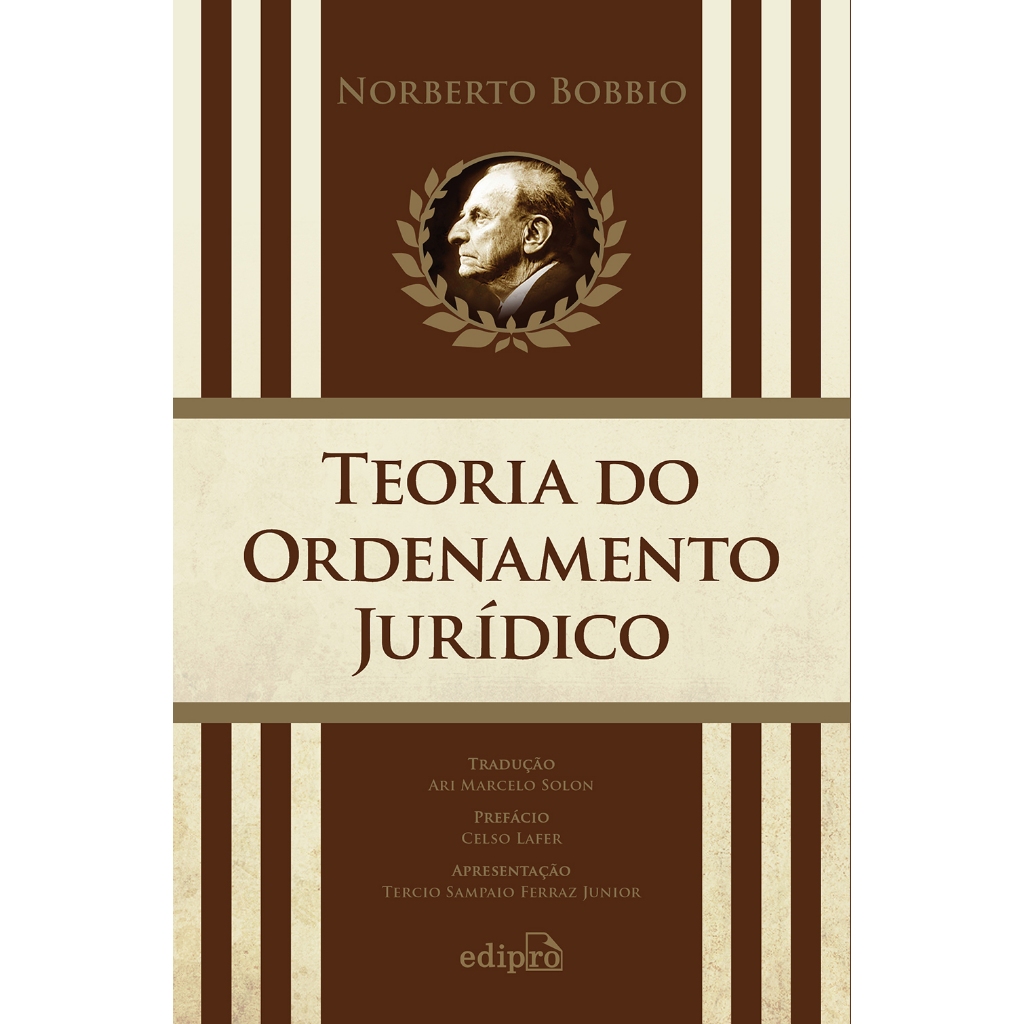 Livros de direito - Teoria do ordenamento jurídico - Norberto Bobbio - Filosofia do direito
