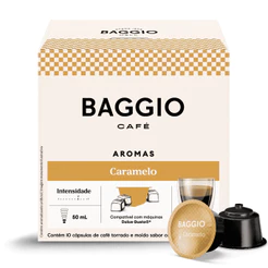 Baggio Café - Cápsulas de Café Aromas Caramelo Compatível com Dolce Gusto® - 10 unidades.
