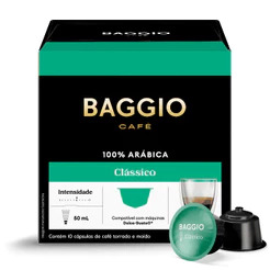 Baggio Café - Cápsulas de Café Clássico Compatível com Dolce Gusto® - 10 unidades.