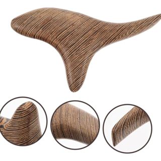 Gua Sha de Madeira 3 Pontas Massageador Reflexologia e Alívio da Dor em Oferta na Shopee