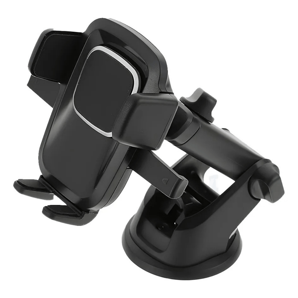 Suporte Celular Veicular 360° Ventosa Painel Vidro Ajustável Universal Preto OI-S007 em Oferta na Shopee
