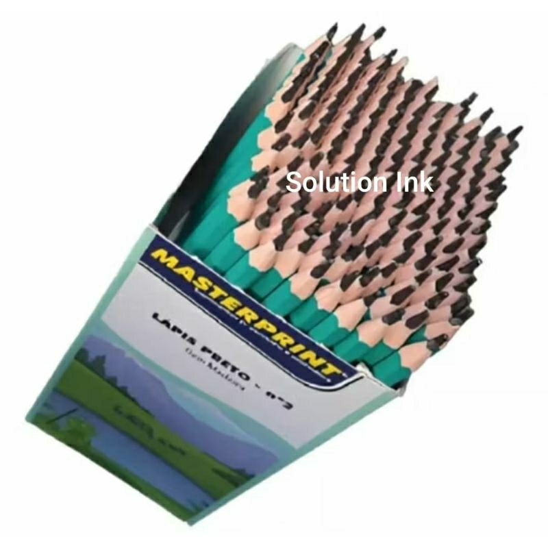 Caixa De Lapis Preto N° 2 Com 144 Undades - Masterprint Promoção!!!!!! em Oferta na Shopee