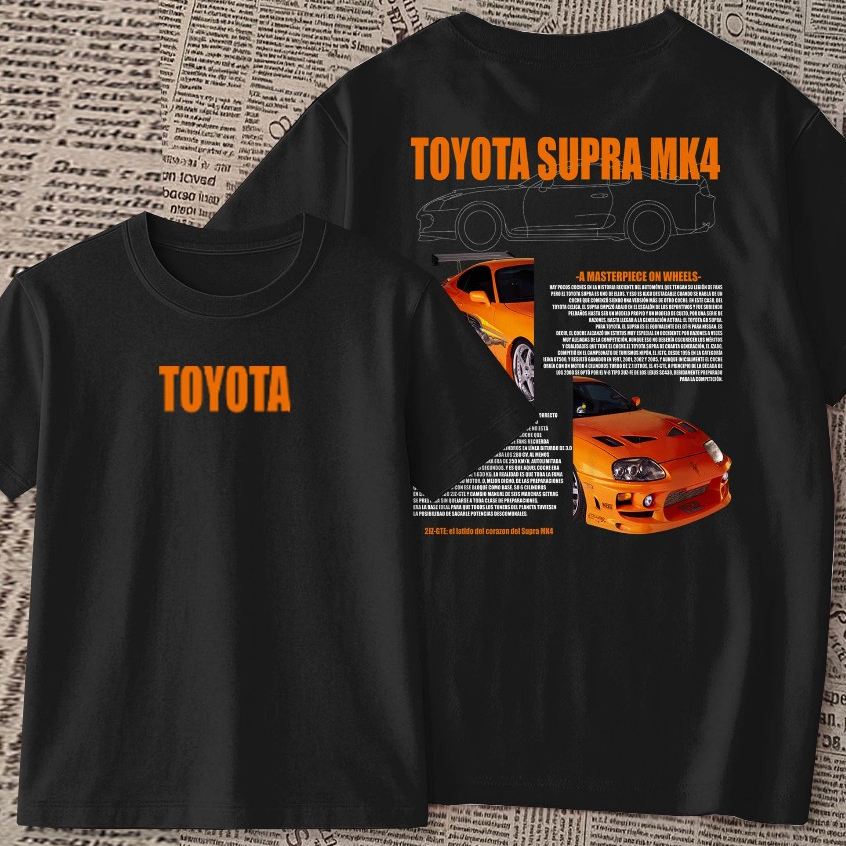 Camiseta estampada - Toyota supra MK4 | carro veiculo | blusa unissex premium 100% algodão