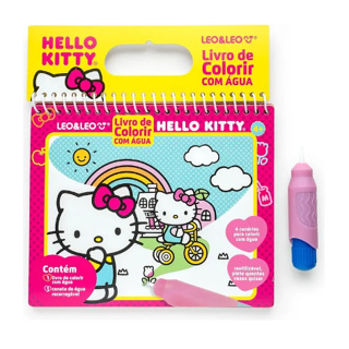 LIVRO DE COLORIR COM ÁGUA - HELLO KITTY em Oferta na Shopee