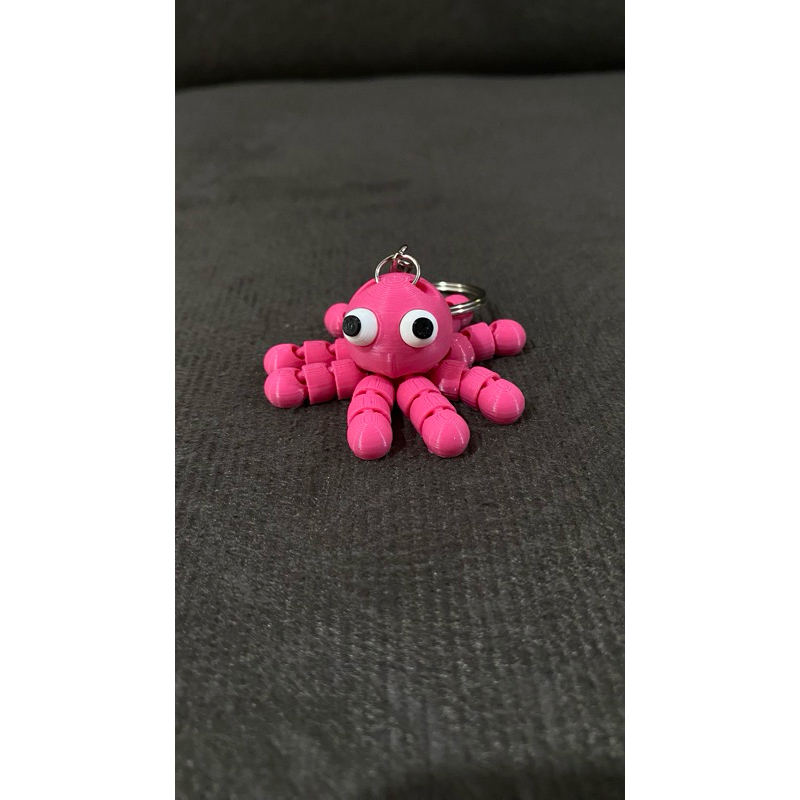 Chaveiro polvo articulado | Mini polvo | Chaveiro articulado