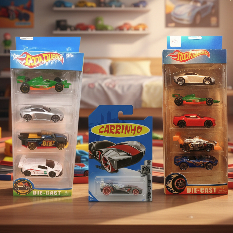 Carrinhos Metal Sortidos Sem Repetição roda quente kit