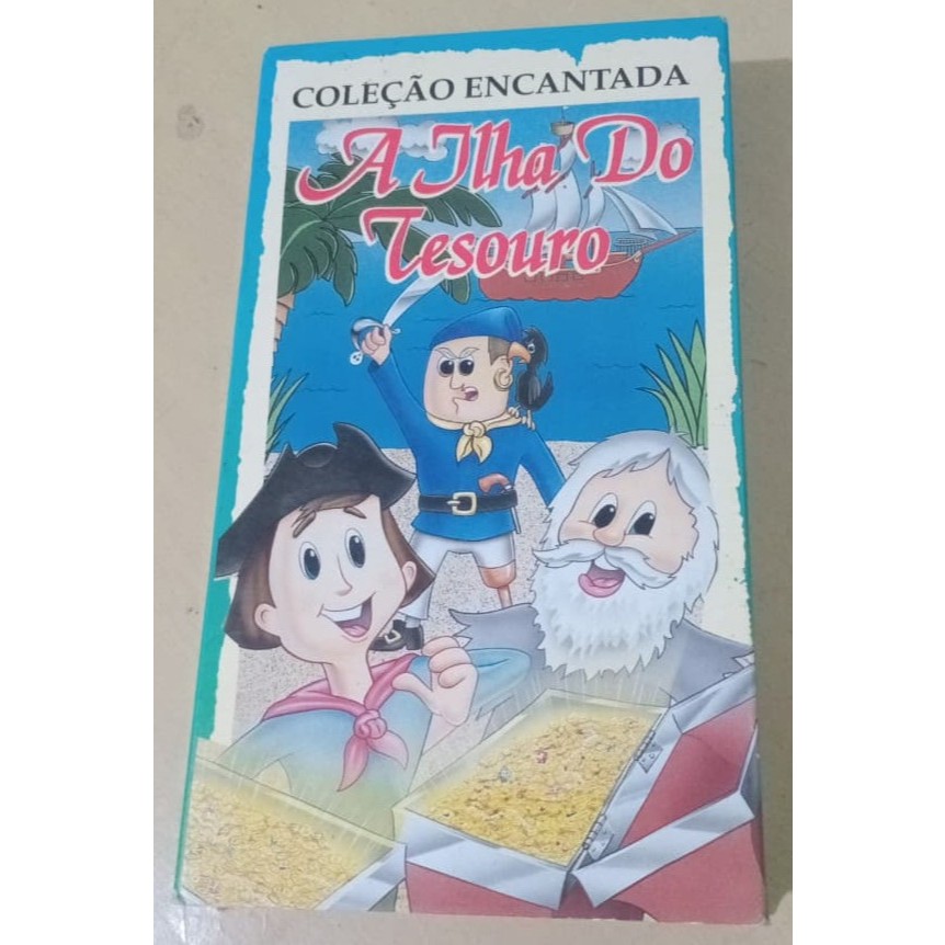 VHS Coleção Encantada  A Ilha do Tesouro - Um Clássico.