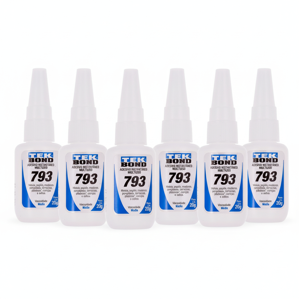 12 Peças Cola Instantânea Tek Bond 20g em Oferta na Shopee