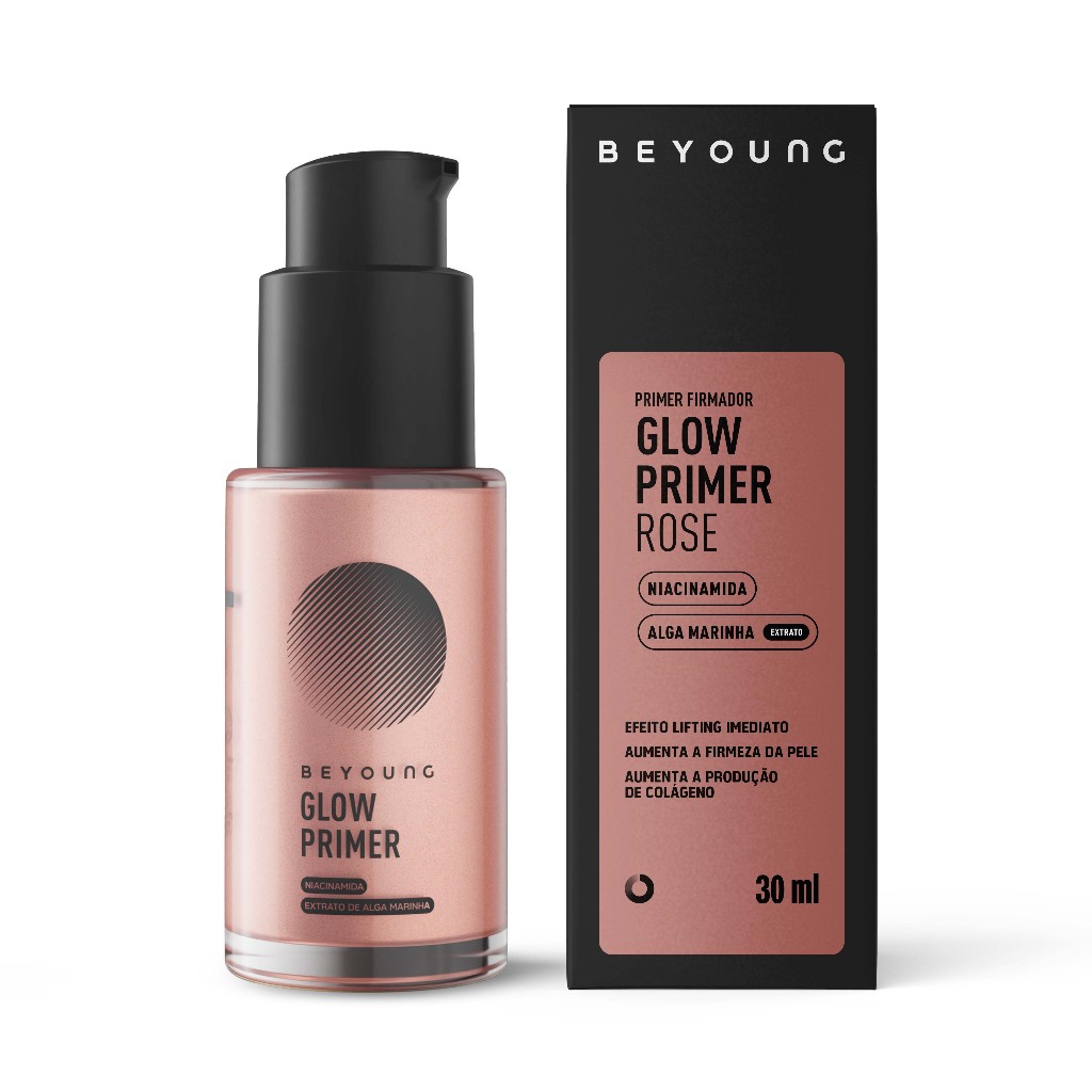 Beyoung Primer Facial Acabamento Matte ou Glow 30ml