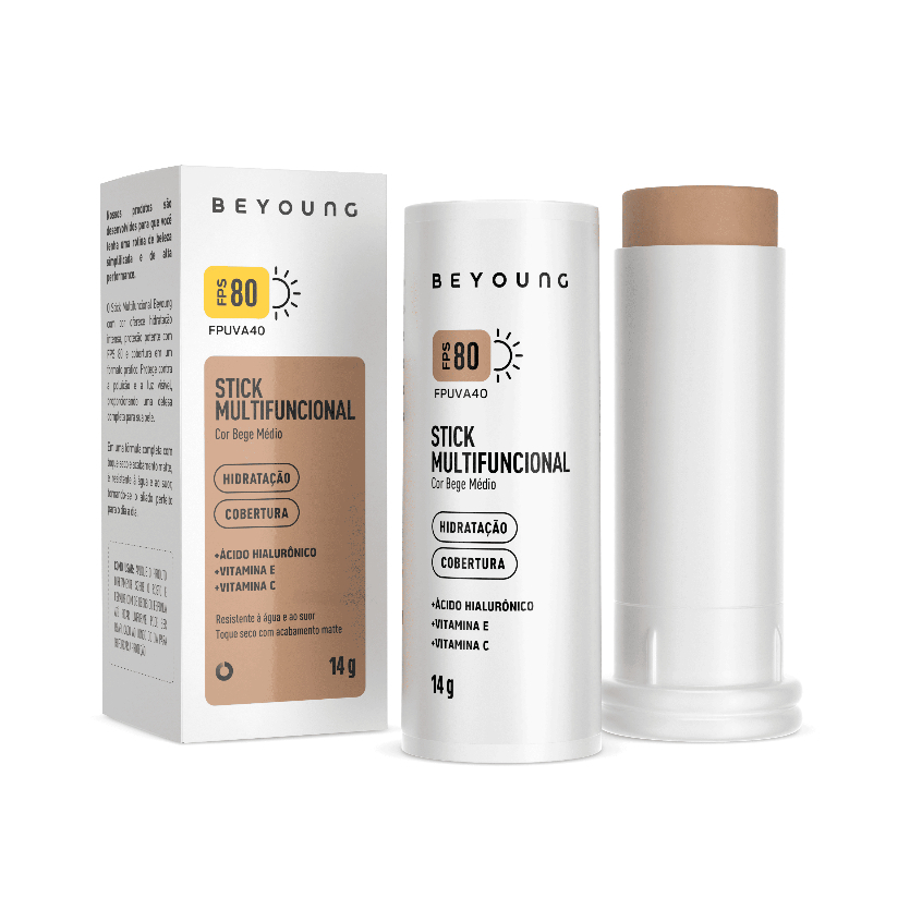 Beyoung Stick Multifuncional Com Cor FPS 80 14g