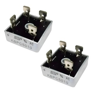 Kit 2 Diodos Ponte Retificadora Kbpc5010 50a 1000v em Oferta na Shopee