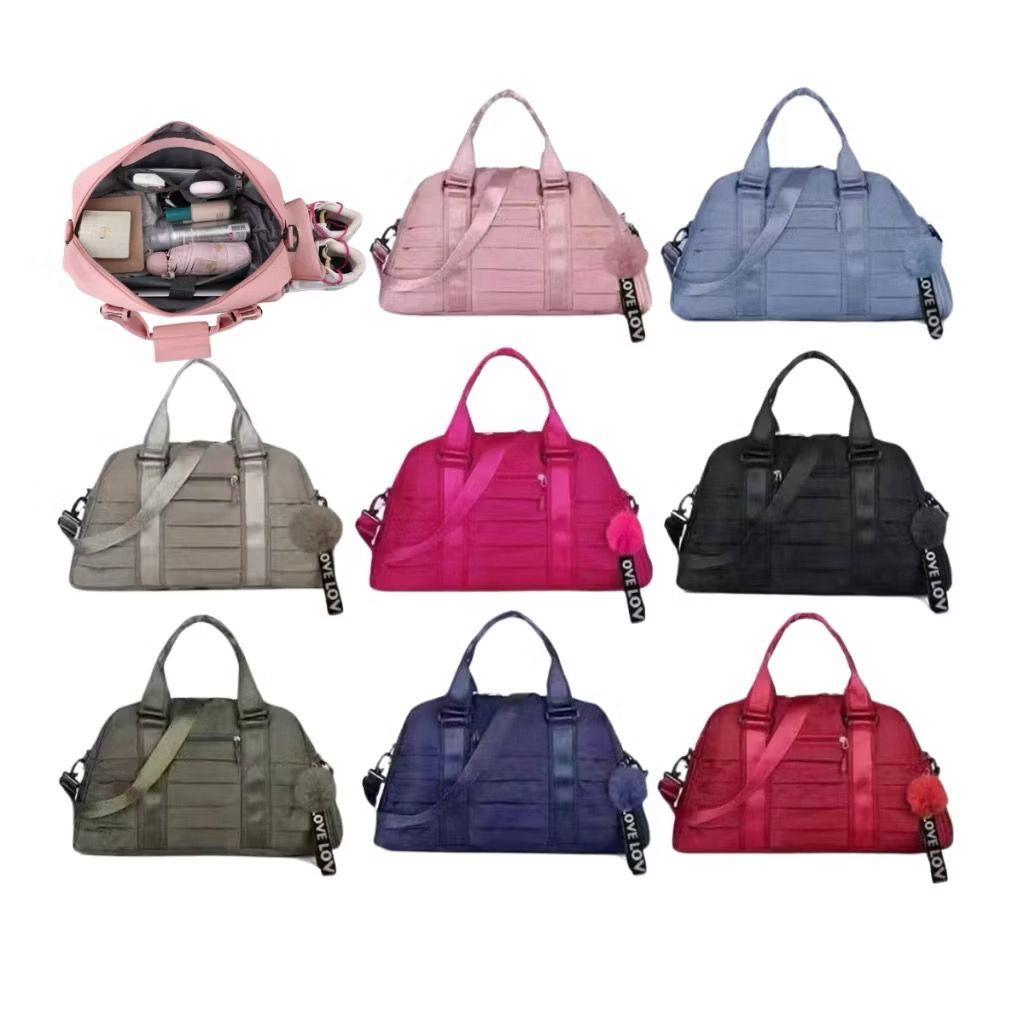 Bolsa de viagem impermeável de grande capacidade, bolsa de ombro fitness esportiva