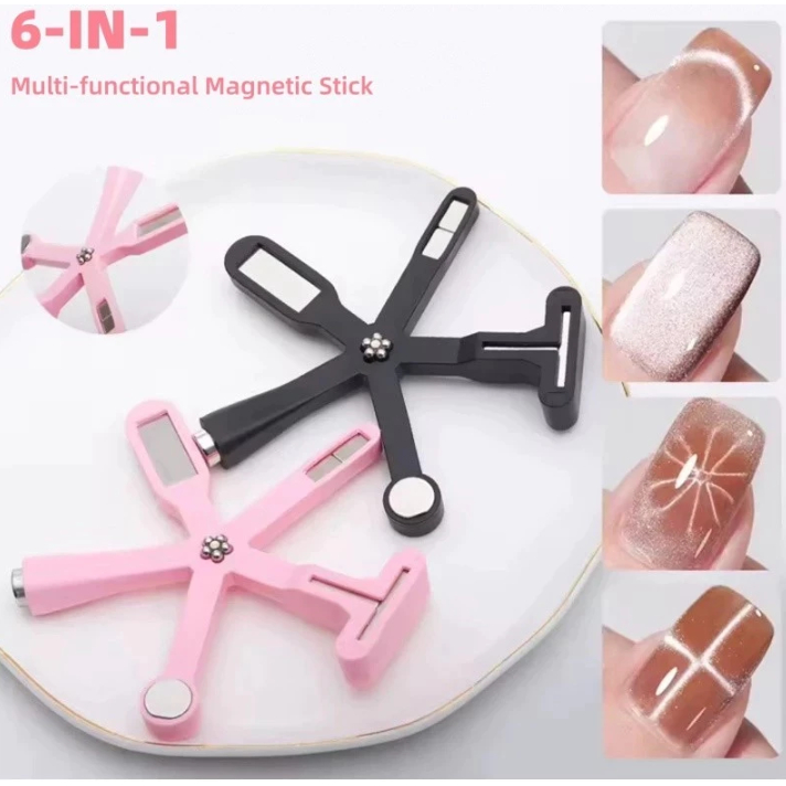 Imã 6 Em 1 Olho De Gato Esmalte Magnético Desenhos 3D Para Unhas Gel Dafu em Oferta na Shopee
