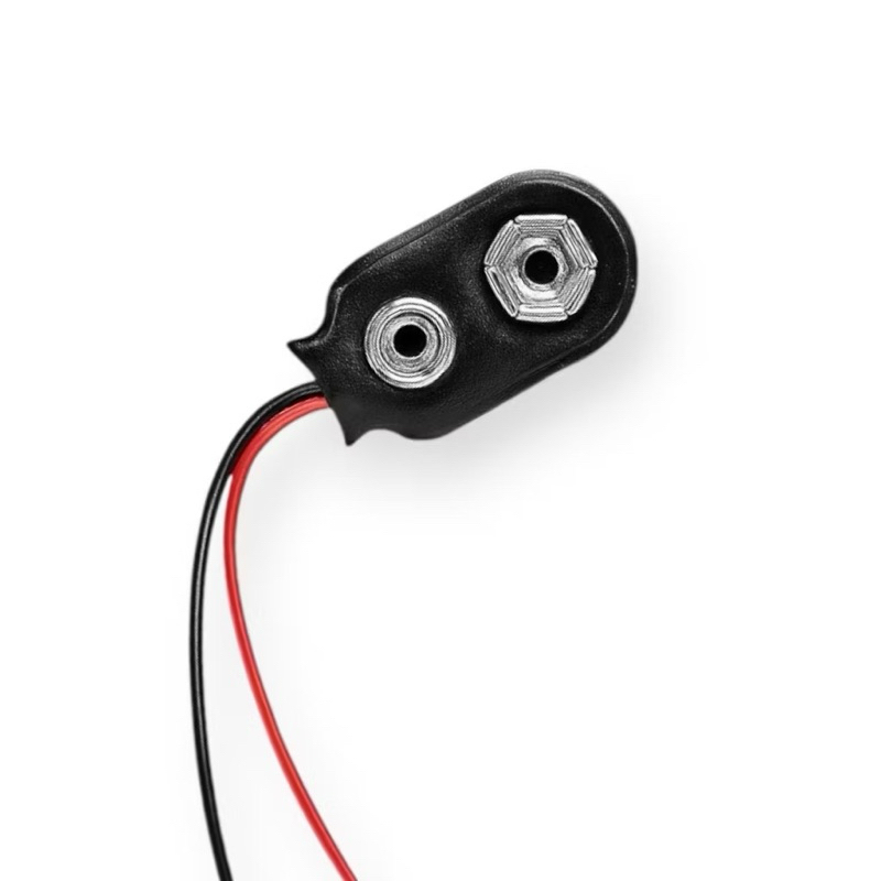 10  - Clip Conector para Bateria 9v com Rabicho