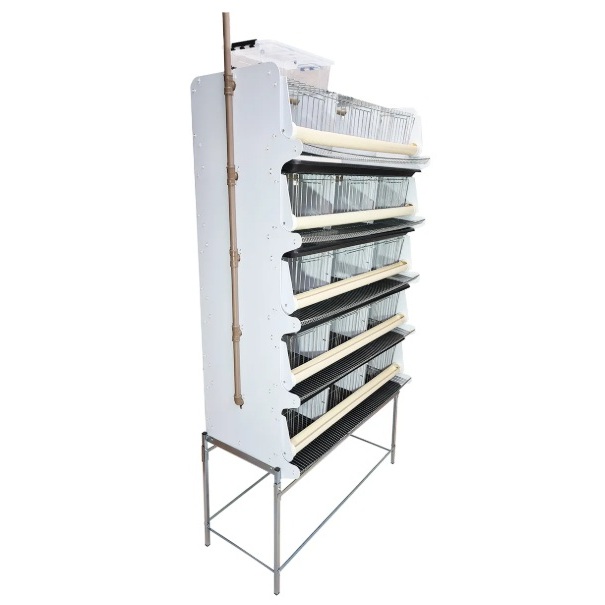Bateria com 5 Gaiolas para codorna ou codornão bebedouro automático - Gaia